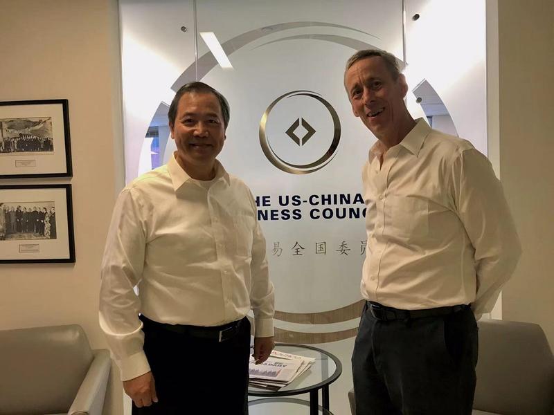 Eric Zheng Meets With More USChina Commerce Leaders Amcham